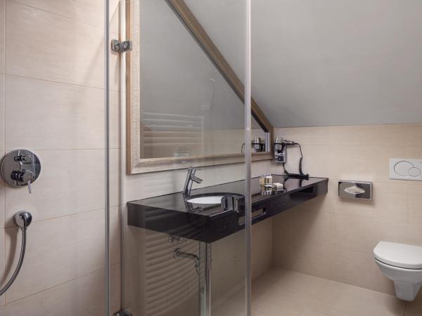 Kosher Hotel King David Prague : photo 2 de la chambre chambre standard mansardée ou située au rez-de-chaussée