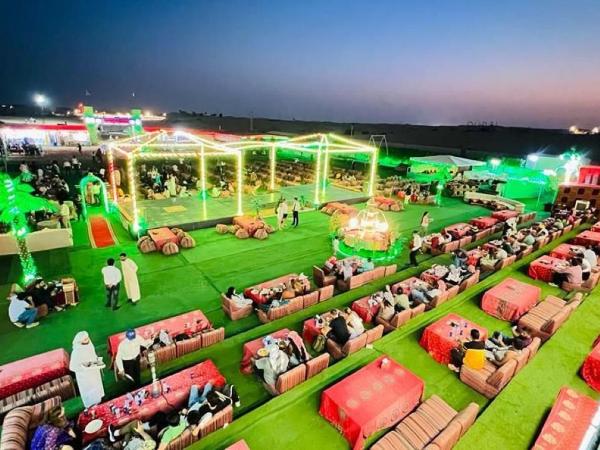 Luxury Overnight stay in Desert Safari Campsite, with dinner, adventure, entertainments, and transfers : photo 3 de la chambre tente