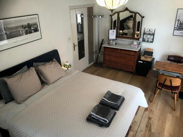 Bed and Breakfast Rotterdam : photo 4 de la chambre chambre double avec salle de bains privative extérieure