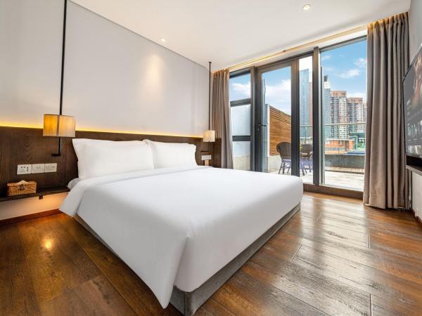 Wuyu Hotel - Chongqing Jiangbei Airport : photo 10 de la chambre chambre double deluxe avec balcon