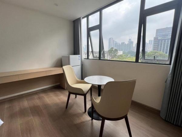 Weisu Service Apartment - Shenzhen Songpingshan Science and Technology Park Store : photo 9 de la chambre chambre lit queen-size confort 