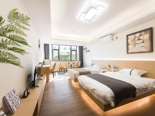 Weisu Service Apartment - Shenzhen Songpingshan Science and Technology Park Store : photo 6 de la chambre sunshine twin room  