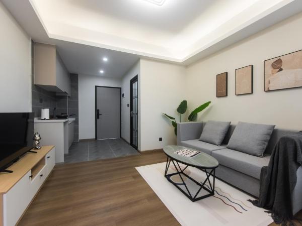 Weisu Service Apartment - Shenzhen Songpingshan Science and Technology Park Store : photo 3 de la chambre comfortable two-bedroom suite