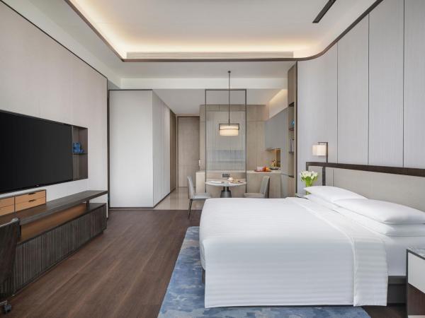 Marriott Executive Apartments Hangzhou : photo 4 de la chambre studio lit king-size - vue sur ville