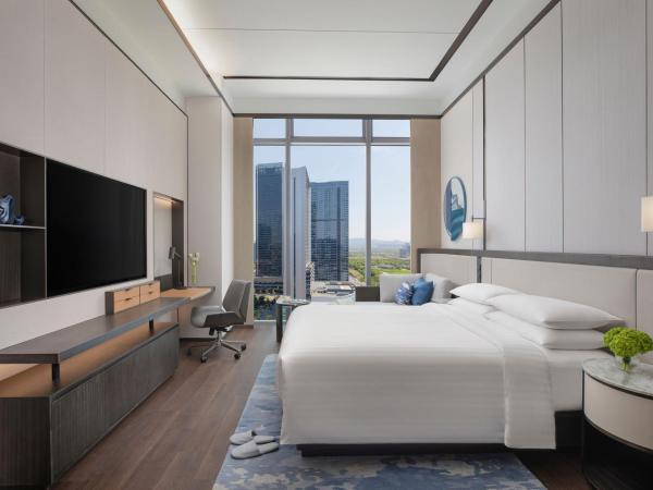 Marriott Executive Apartments Hangzhou : photo 6 de la chambre studio lit king-size - vue sur ville