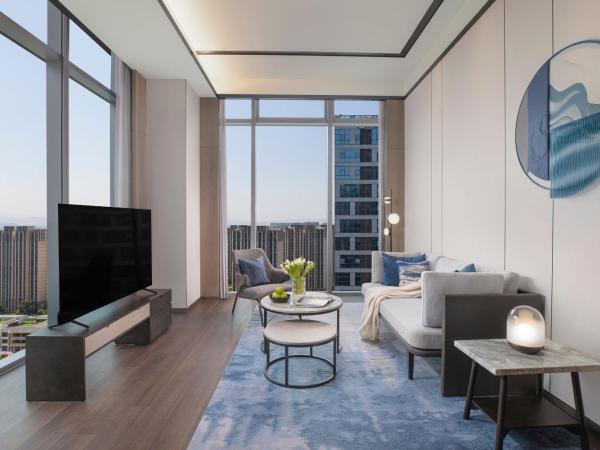 Marriott Executive Apartments Hangzhou : photo 1 de la chambre one-bedroom executive apartment with king bed and city view