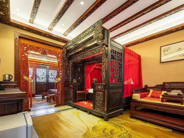 ChengDu Wuhou Temple Han Dynasty Hotel : photo 6 de la chambre chambre familiale traditionnelle chinoise