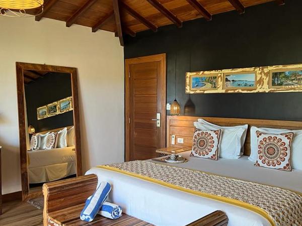 Pousada Villa Canaã : photo 5 de la chambre suite lit king-size avec baignoire spa