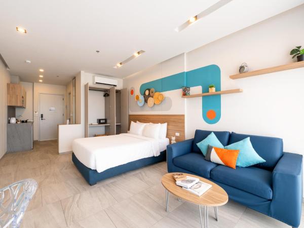 HOMA Phuket Town : photo 6 de la chambre studio cool xl + espace de coworking gratuit