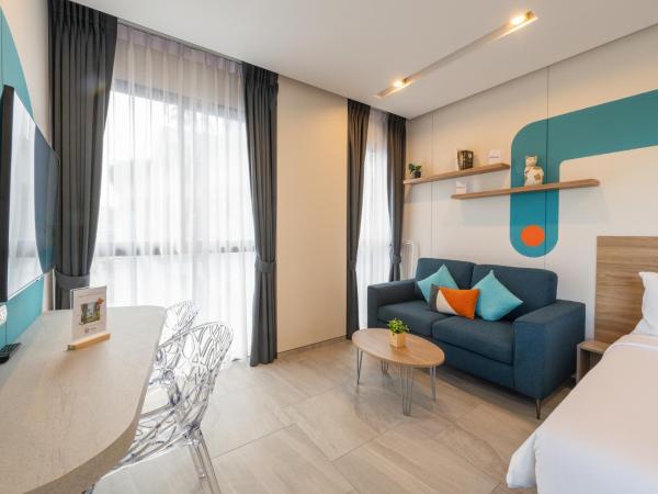 HOMA Phuket Town : photo 7 de la chambre studio lits jumeaux + espace de coworking gratuit