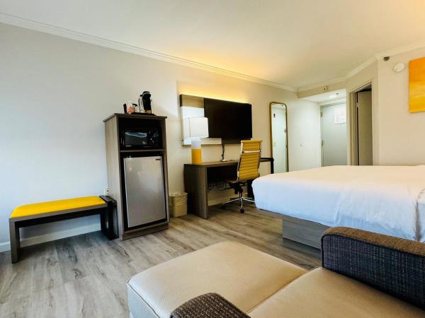 Comfort Inn & Suites Houston I-10 West Energy Corridor : photo 4 de la chambre suite lit king-size avec canapé-lit - non-fumeurs
