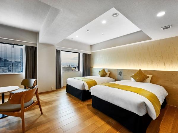 DEL style Osaka-Shinsaibashi by Daiwa Roynet Hotel : photo 1 de la chambre chambre lits jumeaux avec parquet - non-fumeurs