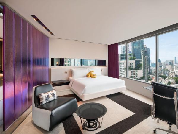 W Bangkok Hotel : photo 1 de la chambre chambre lit king-size spectaculaire - vue sur ville