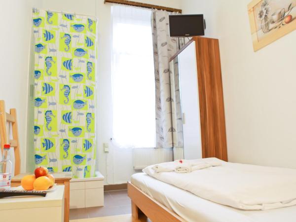 Cityhotel Storch : photo 5 de la chambre chambre simple avec salle de bains extérieure privative