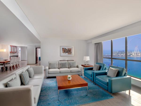 Hilton Dubai The Walk : photo 10 de la chambre suite familiale 4 chambres - vue sur mer