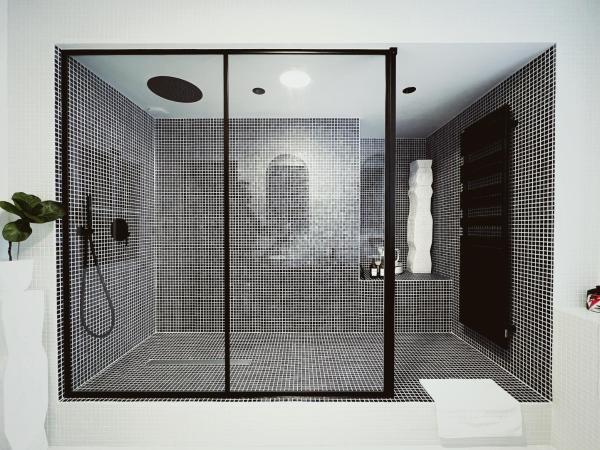 Maison d'hôte Les Allois : photo 7 de la chambre chambre double avec salle de bains privative