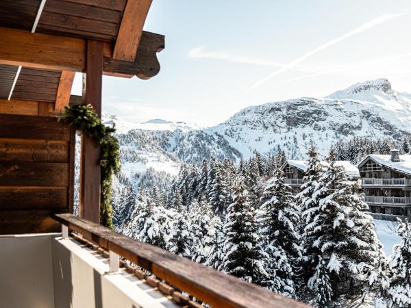 Alpes Hôtel du Pralong : photo 2 de la chambre chambre double ou lits jumeaux de luxe avec vue sur les ¨pistes 