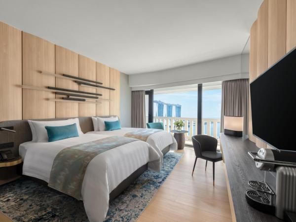 PARKROYAL COLLECTION Marina Bay, Singapore : photo 2 de la chambre hébergement lit king-size ou lits jumeaux signature marina bay