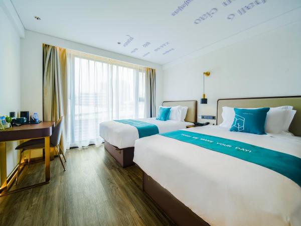 Pengke Boutique Hotel - Sungang Sunway Station : photo 3 de la chambre chambre deluxe double ou lits jumeaux