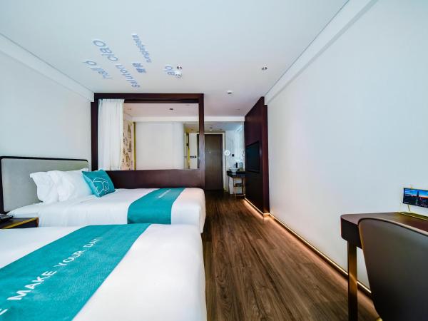 Pengke Boutique Hotel - Sungang Sunway Station : photo 4 de la chambre chambre deluxe double ou lits jumeaux