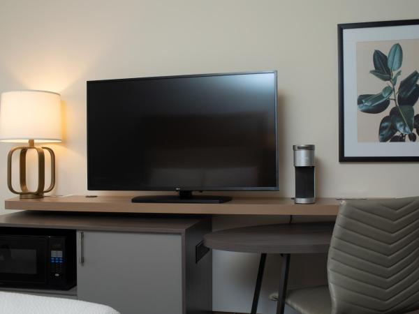 Holiday Inn Victoria - Elk Lake, an IHG Hotel : photo 1 de la chambre chambre standard avec 2 lits queen-size - vue sur piscine