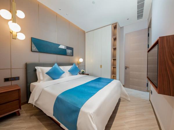 Sha Zhi Ye Serviced Apartment Hotel - Houjie Wanda Plaza Liaoxia Subway Station : photo 4 de la chambre suite 2 chambres