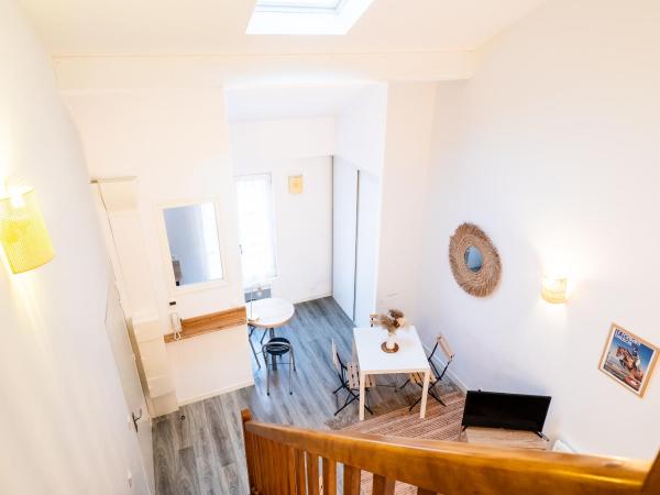 Mon Appart'hôtel - Gare de Limoges - Charmant 1 et 2 Chambres Duplex - Parking en supp : photo 10 de la chambre appartement 1 chambre