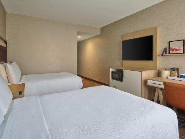 Four Points Marriott Salt Lake City Airport : photo 5 de la chambre chambre 2 lits queen-size - accessible aux malentendants