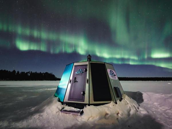 Aurora Nest - Eco Glass Igloo : photo 2 de la chambre chambre double