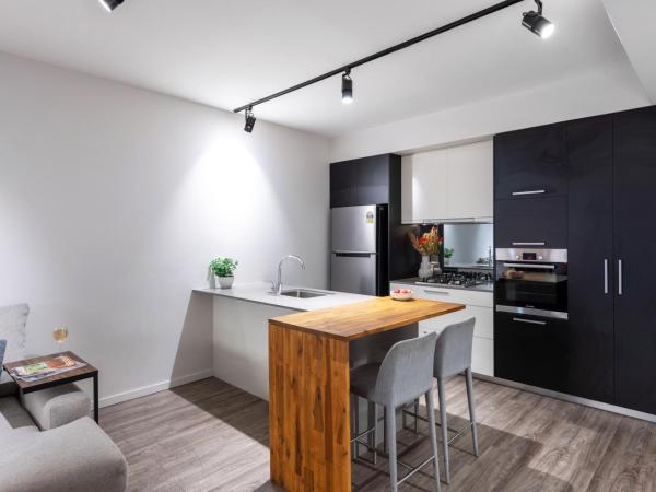 Arena Apartments by CLLIX : photo 6 de la chambre appartement 1 chambre avec cour