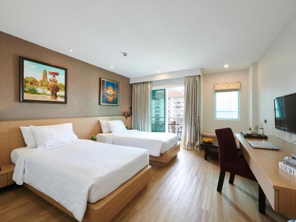 Adelphi Pattaya - SHA Extra Plus : photo 7 de la chambre chambre double ou lits jumeaux deluxe avec balcon