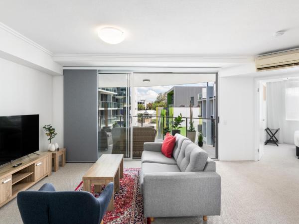 South bank Serviced Apartments : photo 2 de la chambre studio avec balcon 