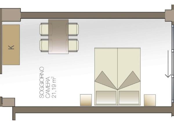 Regal Residence : photo 6 de la chambre studio (1 adulte) 