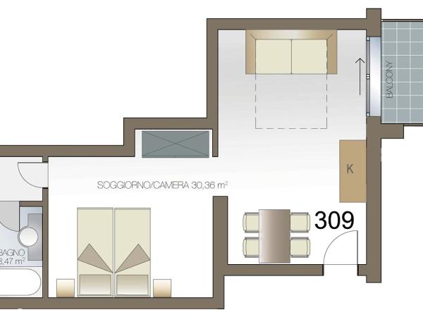 Regal Residence : photo 3 de la chambre studio (4 adultes)