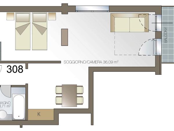 Regal Residence : photo 5 de la chambre studio (3 adultes)