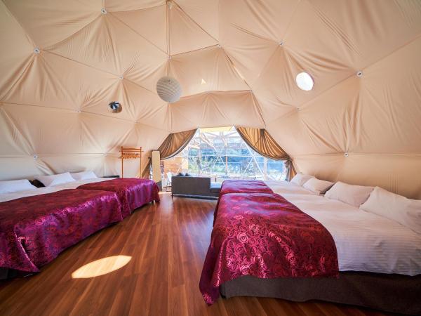 Glamping Resort GLANSO NAGASAKI : photo 6 de la chambre ocean suite dome with private bathroom (tatoos not allowed at shared bathroom)