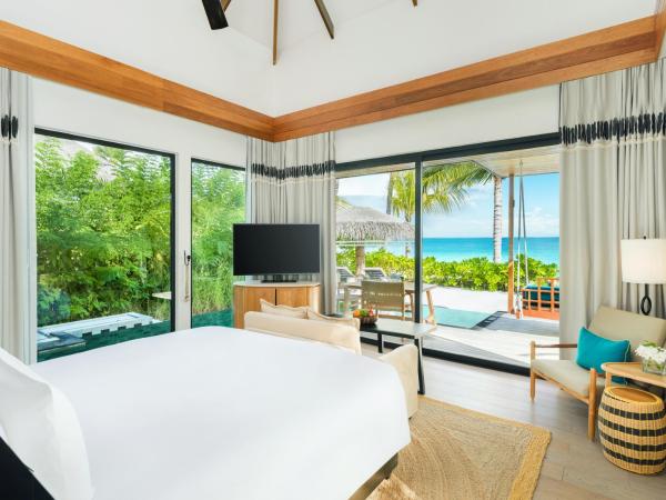 Hilton Maldives Amingiri Resort & Spa : photo 5 de la chambre villa familiale 1 chambre avec piscine - côté plage
