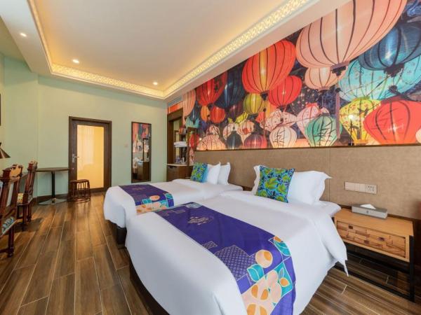 Overseas Chinese Town Nanyang Inn : photo 4 de la chambre chambre lits jumeaux deluxe avec balcon