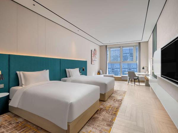 Hilton Garden Inn Nanjing Hexi Olympic Sports Center : photo 3 de la chambre chambre lits jumeaux premium