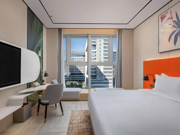 Hilton Garden Inn Nanjing Hexi Olympic Sports Center : photo 2 de la chambre chambre lit king-size deluxe