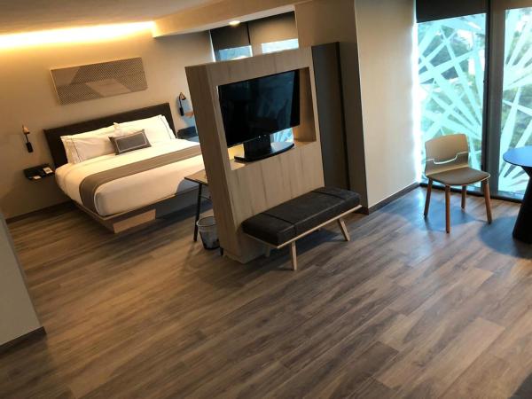 City Express Plus by Marriott Merida : photo 1 de la chambre suite lit king-size avec canapé-lit