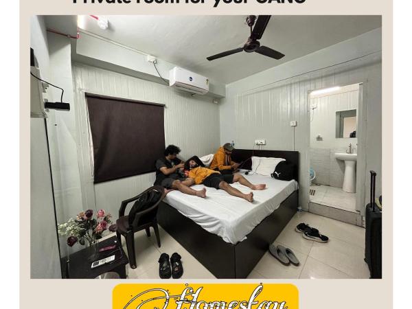 Homestay Ac Dormitory : photo 9 de la chambre chambre double familiale