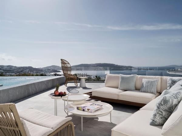 Deos Mykonos - A Myconian Collection Hotel : photo 2 de la chambre lamda grand suite with private pool & sea view