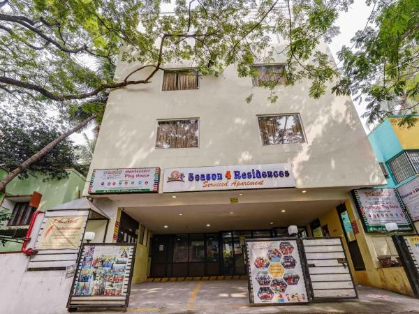 Season 4 Residences -Thiruvanmiyur Near Tidel park Apollo Proton cancer center and IIT Madras Research Park : photo 2 de la chambre chambre deluxe double ou lits jumeaux