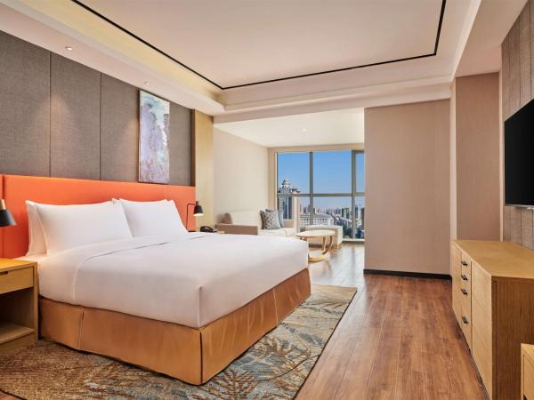 Hilton Garden Inn Wuhan Hankou : photo 2 de la chambre chambre lit king-size premium