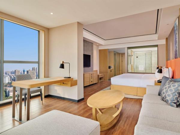 Hilton Garden Inn Wuhan Hankou : photo 3 de la chambre chambre lit king-size premium