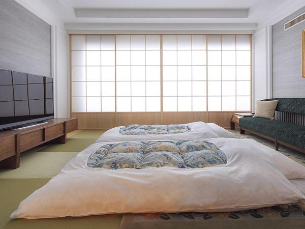 Hotel Chinzanso Tokyo : photo 5 de la chambre chambre lits jumeaux deluxe avec espace tatami
