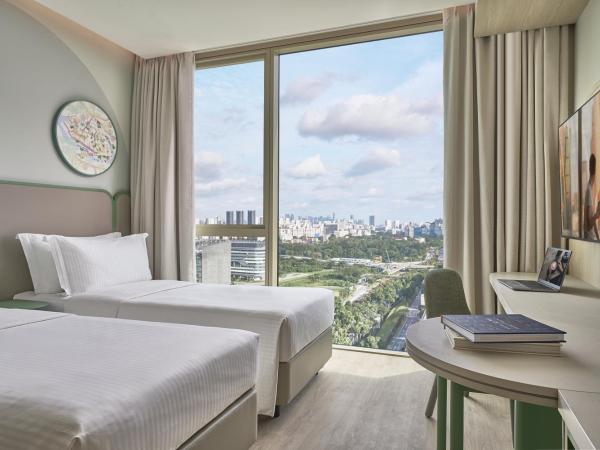 Citadines Science Park Singapore : photo 1 de la chambre studio lits jumeaux 