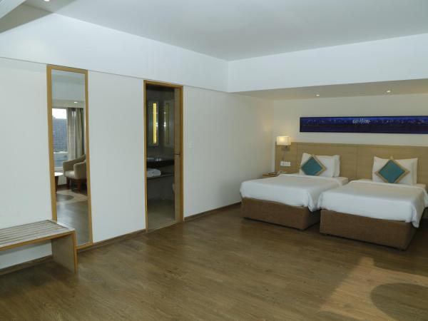 Sarovar Portico Rivera Ahmedabad : photo 1 de la chambre deluxe double or twin room (15% discount on food and soft beverage)