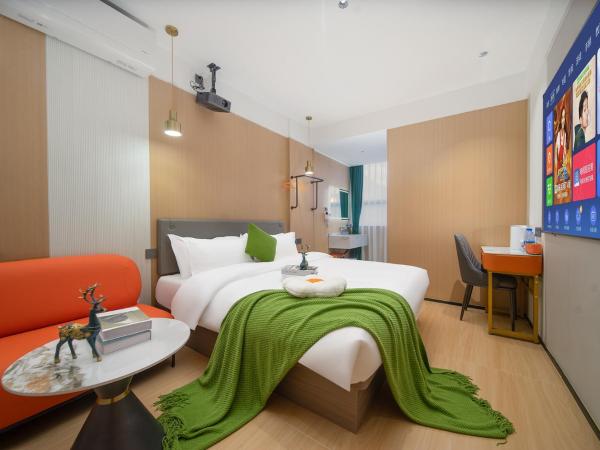 Guangzhou Yashe Hotel - Keyun Road Metro Station Pazhou Convention and Exhibition Store : photo 1 de la chambre chambre lit queen-size deluxe